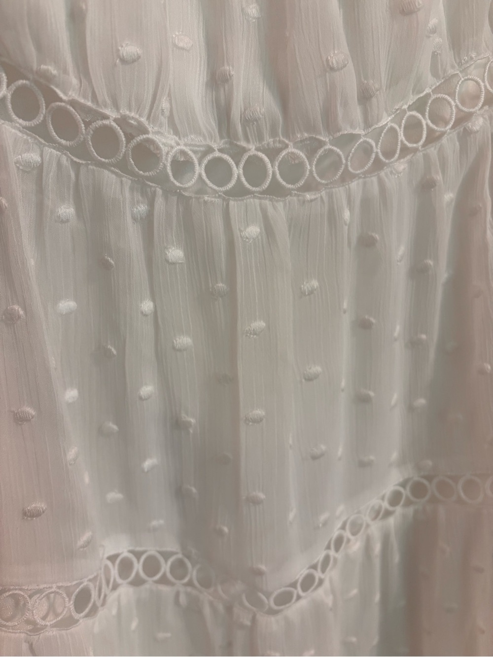 GIANNI BINI NWT Melanie White Long Sleeve Dress - Picture 4 of 12